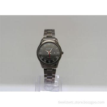 Metal strap buckle womens fashion watches gun color , ladie